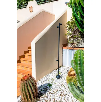 Venkovní osvětlení BROT 1800 sloupková lampa, černá - FARO