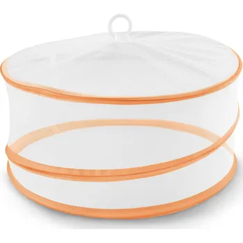 Kempingové nádobí 699008 - Tchibo - Skládací kryt na jídlo - barva: oranžová