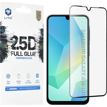 Lito - 2.5D FullGlue sklo - Samsung Galaxy A16 5G - černé