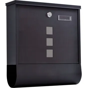 Poštovní schránka Poštovní schránka s přihrádkou na noviny Gockowiak černá