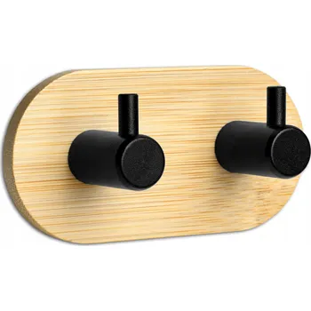 Věšák Samolepicí háček LoftInspired hnědý, černý