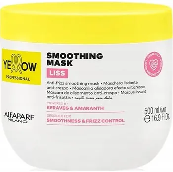 Vlasová regenerace Alfaparf Yellow Liss maska 500 ml pro uhlazení a proti krepatění vlasů