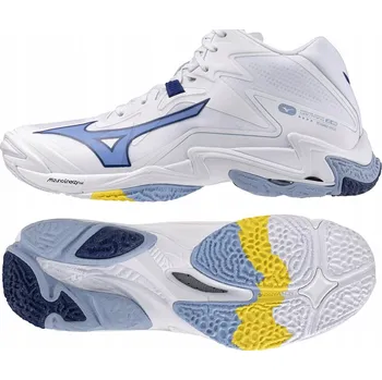 Pánská sálová obuv Boty Mizuno WAVE LIGHTNING Z8 MID V1GA240597 44 1/2 bílé /Mizuno