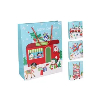 Dárková taška L 30x41,5x12 cm Vánoce