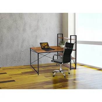 Psací stůl Obdélníkový psací stůl eHokery 120 x 64 x 120 cm dub antik