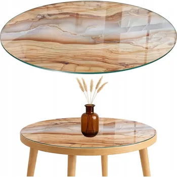 Konferenční stolek Stůl kulatý ArtprintCave 50 x 50 x 0,4 cm