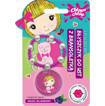 Přípravek na rty Chlapu Chlap magická jahoda 1,5 g lesk na rty s náramkem