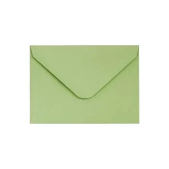 Obálka Ozdobné obálky Smooth - 7 x 10 cm, 130 g/m2, světle zelené, 10 ks