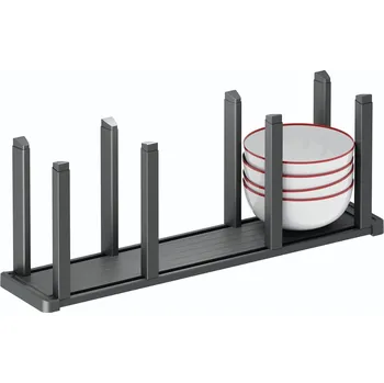 Odkapávač na nádobí Cemux Star držák na misky 105x470x180 mm šedý