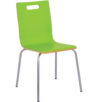 Jídelní židle MEGAN jídelní židle zelená, kostra nerez
