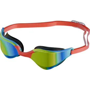 Plavecké brýle Profesionální plavecké brýle silikonové Ochrana proti zamlžování ergonomický tvar těsnící sportovní brýle na plavání červená