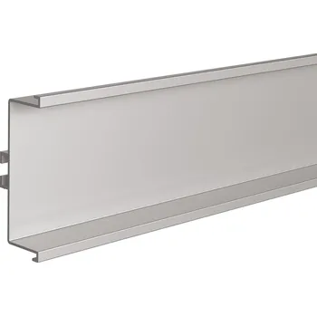 Nábytkové kování Profil pro bezúchytkové dveře - C - délka 4100 mm hliník Natural
