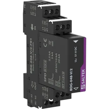Přepěťová ochrana SALTEK Modul BDG-048-V/2-FR1 s přepěťovou ochranou, LPZ 0–LPZ 1 a vyšší, 48V DC max.1A výměnný A06496