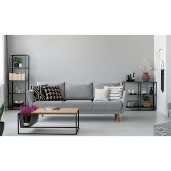 regál ModUlar koupelnový stůl černý mat - 1100x810x500 mm