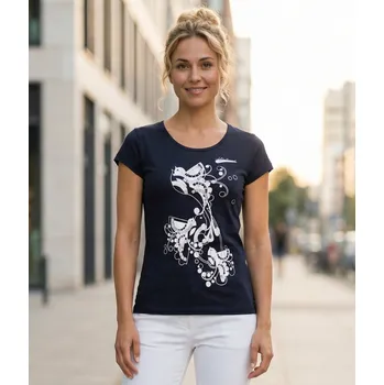 Dámské tričko Dámské triko ALTISPORT ALW179122 NÁMOŘNÍ MODRÁ L