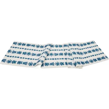 ubrus 718937 - Tchibo - Běhoun na stůl - barva: modrá