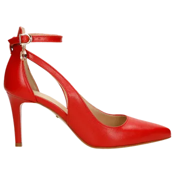 Dámská obuv Výrazné Sexy Dámské Lodičky V Červeném Provedení Wojas 936155 36,5