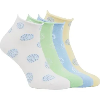 Dámské ponožky RS dámské kotníkové vzorované bavlněné ponožky mix 35-38