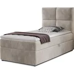 Eltap Čalouněná postel Rivia s úložným prostorem Materiál a barva potahu: Paros 02 - béžová, Rozměr: 90x200