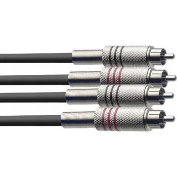 Audio kabel Kabel RCA - RCA Stagg STASTC1C 1 m