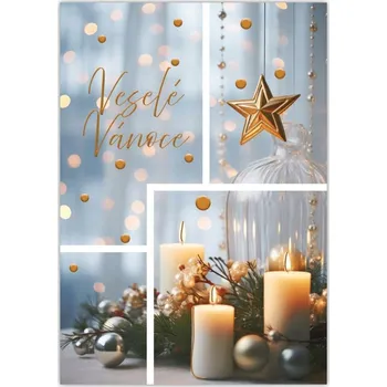 Obraz Vánoční přání 5,2 x 5,3 cm