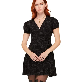 Dámské šaty šaty dámské KILLSTAR - Garden Of Venom - Black/Grey - XXL