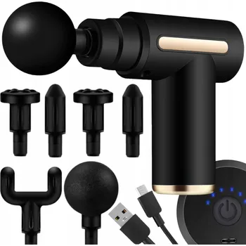 Masážní přístroj Ruční masážní přístroj ARSA GO Masážní Přístroj dobíjecí, černý, 24 W, 6 úrovní intenzity