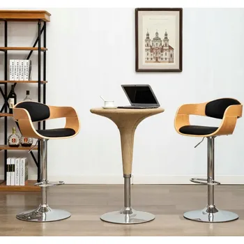 Barová židle Barová stolička VidaXL černá, 108 cm