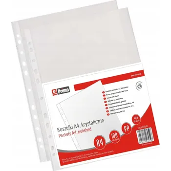 Fólie do pořadače A4, průhledné, 50 mikronů, 100 ks, Titanum