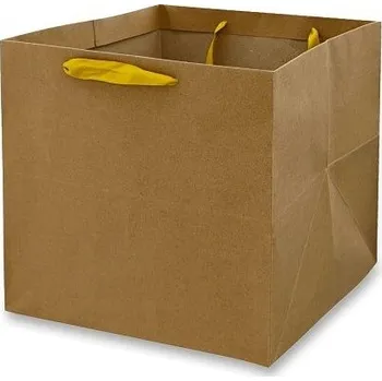 Dárková taška Dárková papírová taška - velikost M, brown kraft