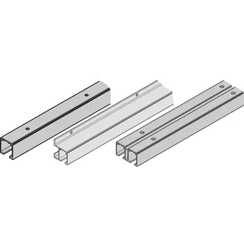 Interiérové dveře Vodící hliníkový elox profil pro posuvné dveře SLIDO D-Line11 typ B3, délka 3m, povrch eloxovaný