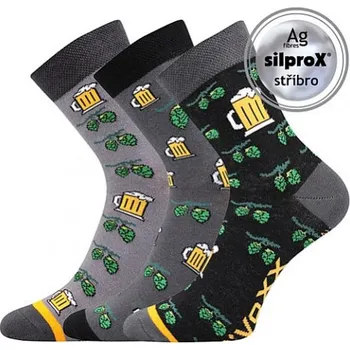 Pánské ponožky VoXX Boma Lonka Litex+ponožky VoXX Pivoxx - Fuski, ponožky VoXX Pivoxx - Fuski, VoXX, 114534 47-50 (32-34) Mix III - 3