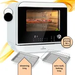 Klarstein Vita Pro, horkovzdušná fritéza, vaření v páře, 18 l, 2450 W, 14 programů, nádržka na vodu 800 ml 238110390