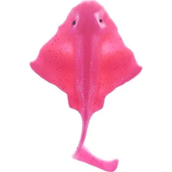 Rybářský háček Gumová Nástraha Broslures Ripple Tail M 12cm Fluo Pink