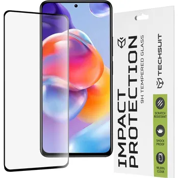Techsuit - 111D Full Cover / Full Glue Glass - Xiaomi Redmi Note 11 Pro 5G - černý
