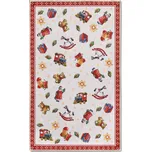 Kusový koberec Villeroy & Boch Toy's delight s potiskem 106192 Red, Multicolor, 50x80, červená, obývací pokoj, Villeroy & Boch - 1 rok na vrácení + DOPRAVA ZDARMA k Vám i zpět