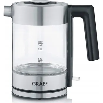 Rychlovarná konvice Elektrická konvice Graef z103624 2000 W 1 l průhledná (bezbarvá)