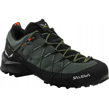 Pánská treková obuv Pánské trekové boty Salewa Wildfire 2 černo-zelené, velikost 42.5 (8.5 UK)
