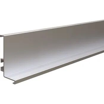 Nábytkové kování Profil pro bezúchytkové dveře - J -délka 4100 mm hliník Natural
