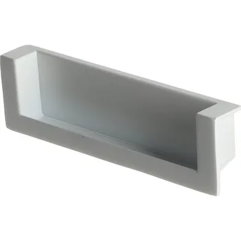 Nábytkové kování Nábytková úchytka Orinoco zápustná bílá matná 96 mm