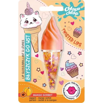 Přípravek na rty Lesk na rty - náhrdelník zmrzlina Chlapu Chlap sorbet mango