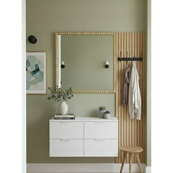 Zrcadlo Zrcadlo Klasické Duša | 40 cm x 20 cm | + Zlatý Rámeček | 2