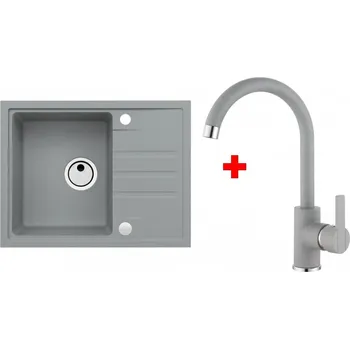 Kuchyňský dřez Alveus INTERMEZZO 30 + TONIA - Šedá, Beton