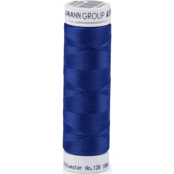 Nit Polyesterové elastické nitě návin 100 m Aspotex 120 Amann, střední, 1303 modrá tmavá