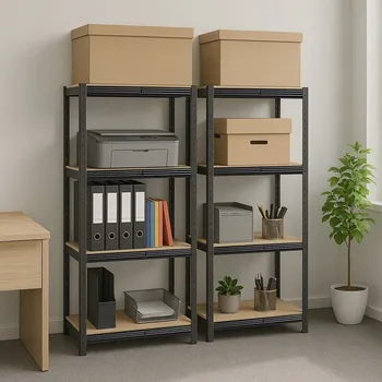 Dílenský regál Kovový skladový regál Gockowiak 174 x 80 x 40 cm, nosnost 150 kg na polici