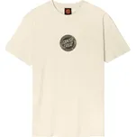 santa cruz Pánské triko carved mfg front t-shirt bone