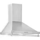 Klarstein Montblanc 60, digestoř, 60 cm, nástěnná, 610 m³/h, LED, lišta, stříbrno-šedá 234982176