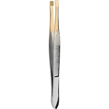 Péče o řasy a obočí Kosmetická pinzeta Donegal zlatá 1 kus