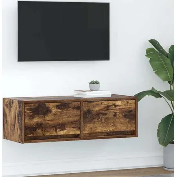 Televizní stolek vidaXL TV skříňka 80x31x25,5 cm kompozitní dřevo [861518] Barva: kouřový dub