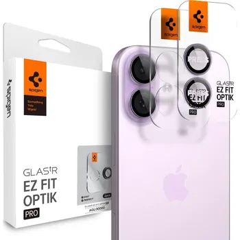 Spigen - Optik.tR EZ Fit Pro Camera Glass (2 balení) - iPhone 17 - fialová